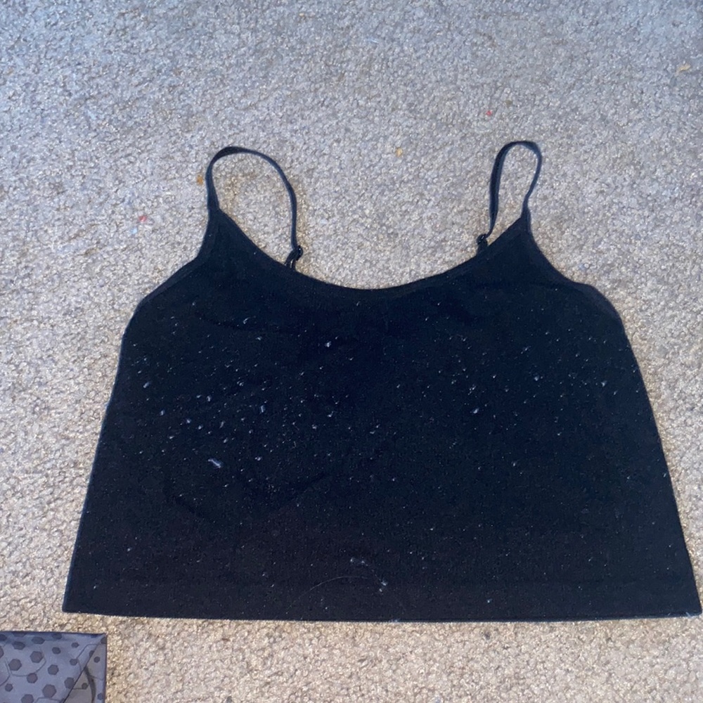 black tank top